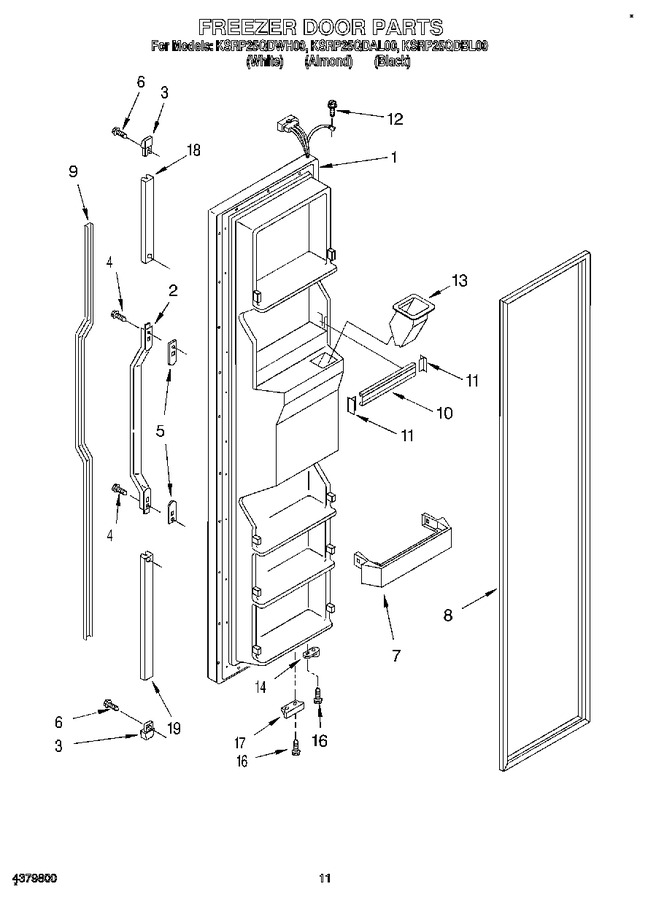 Diagram for KSRP25QDBL00