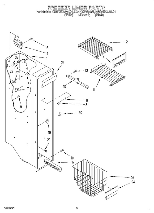 Diagram for KSRP25QDWH01