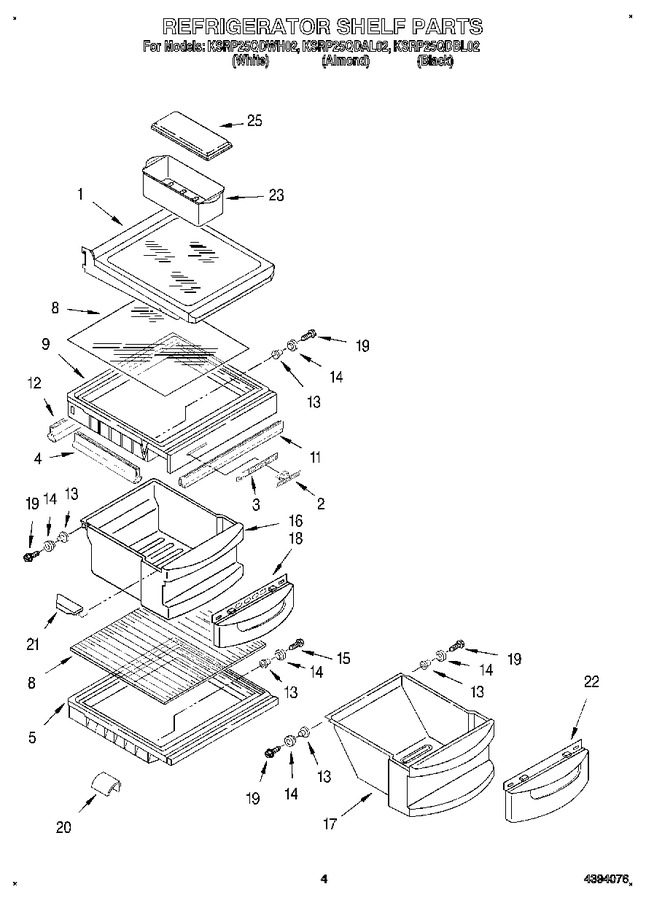 Diagram for KSRP25QDWH02