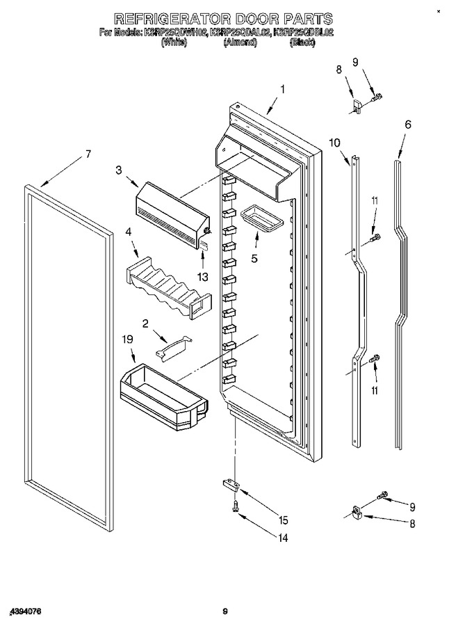 Diagram for KSRP25QDAL02