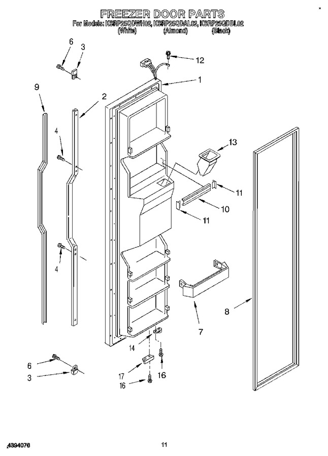 Diagram for KSRP25QDWH02