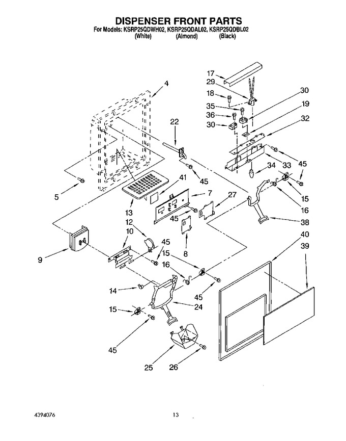 Diagram for KSRP25QDWH02