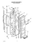 Diagram for 08 - Freezer Door