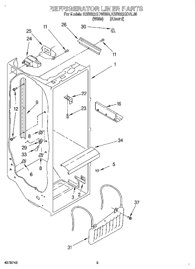Diagram for KSRS22QDWH00