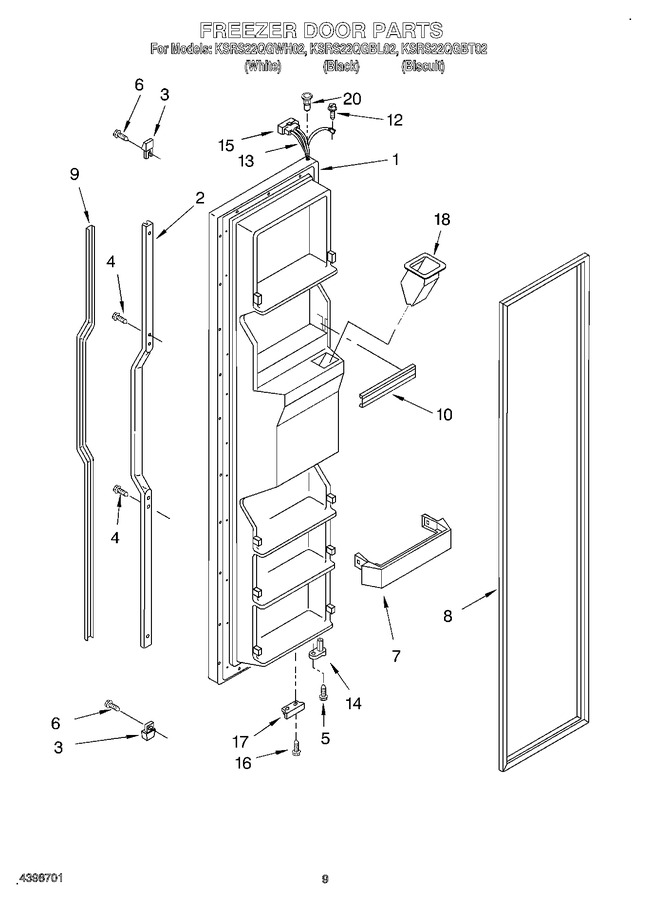 Diagram for KSRS22QGWH02