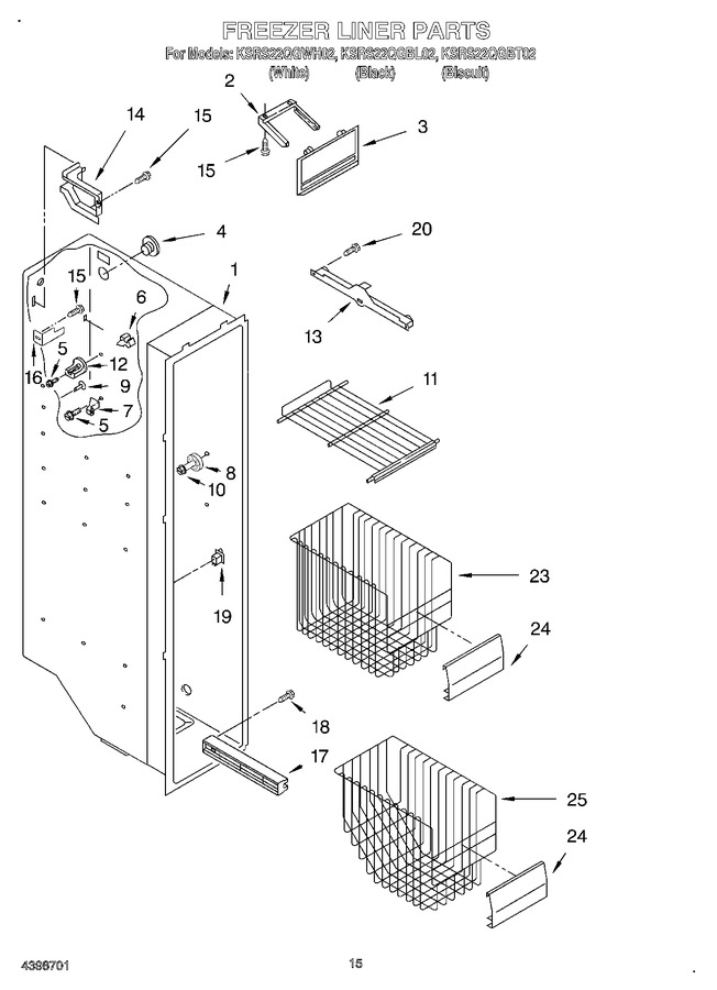 Diagram for KSRS22QGWH02