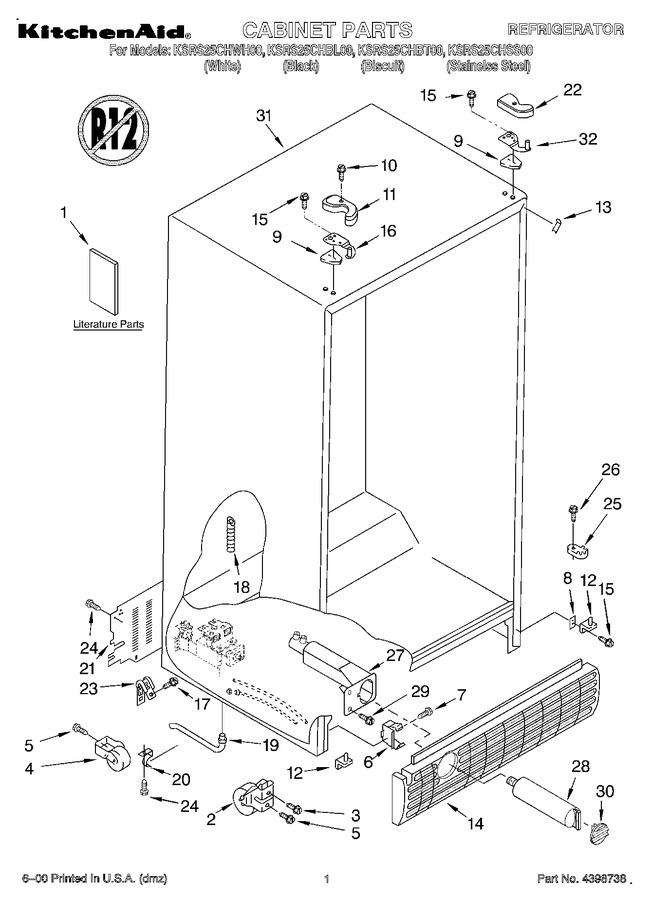 Diagram for KSRS25CHBL00