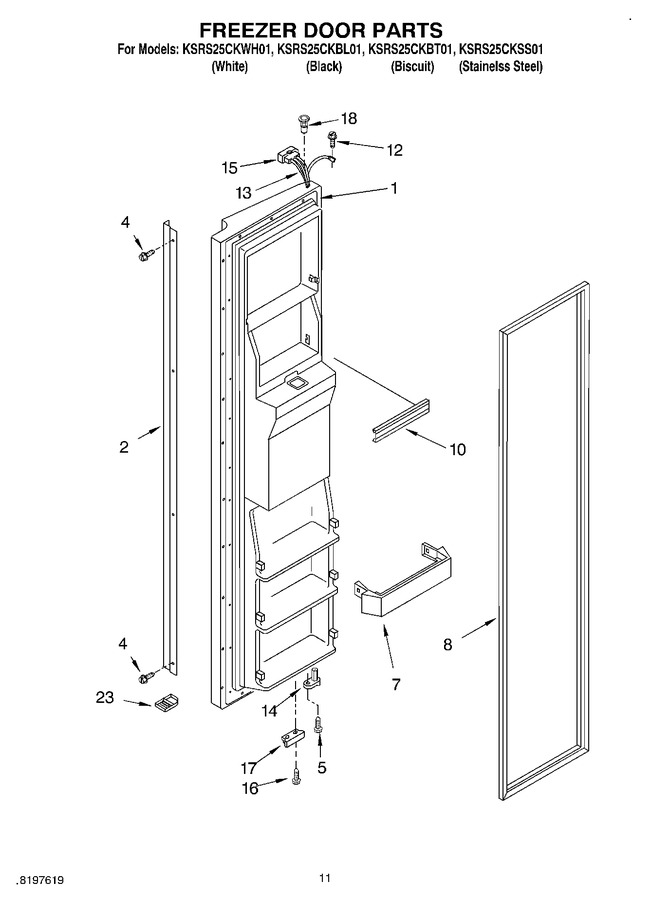 Diagram for KSRS25CKWH01