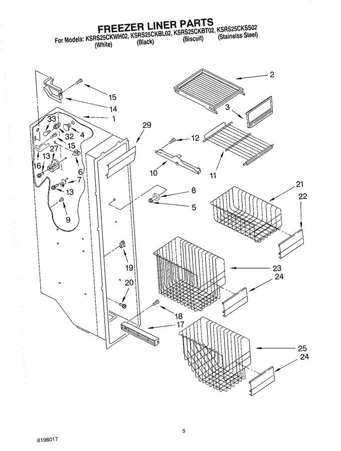 Diagram for KSRS25CKBL02