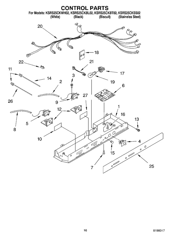 Diagram for KSRS25CKWH02