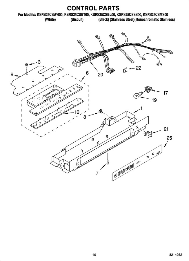 Diagram for KSRS25CSBL00