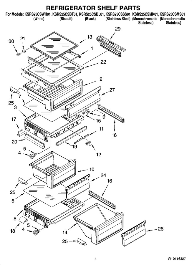 Diagram for KSRS25CSWH01