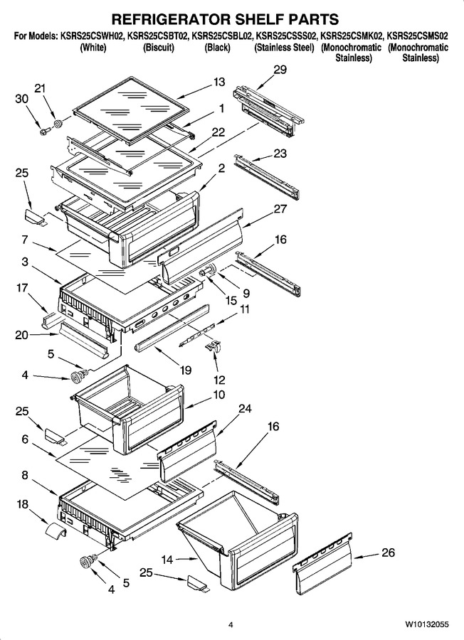 Diagram for KSRS25CSWH02