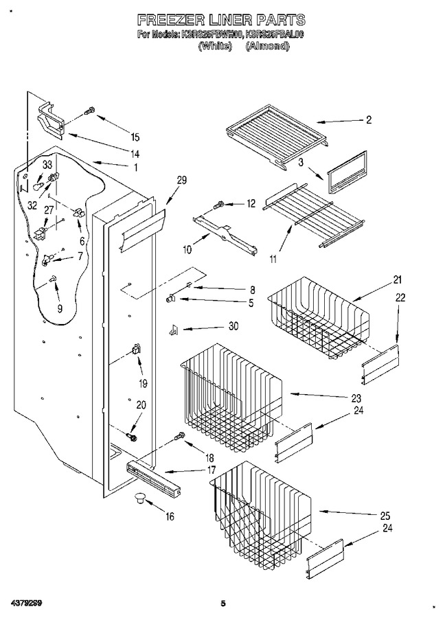 Diagram for KSRS25FBWH00