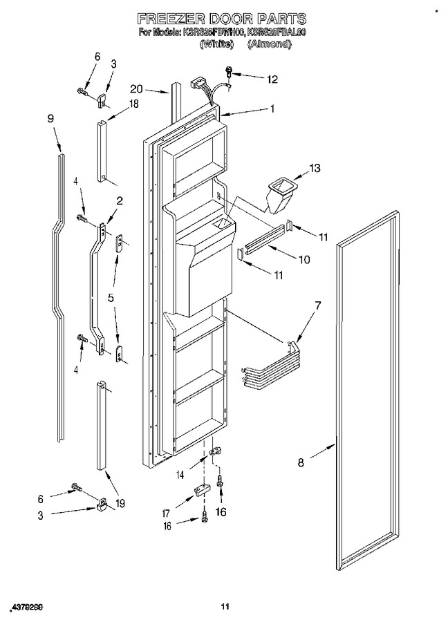 Diagram for KSRS25FBWH00