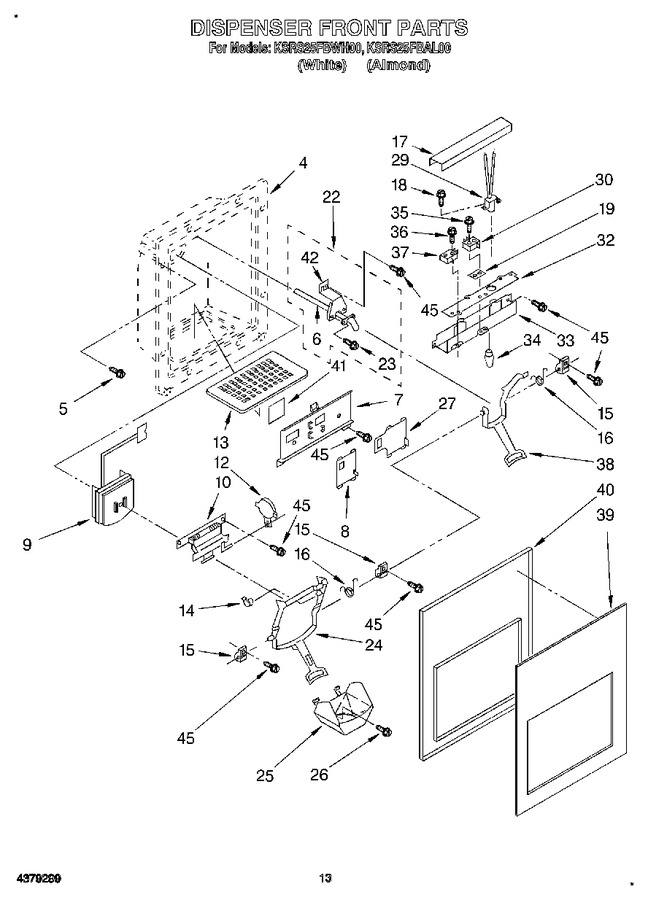 Diagram for KSRS25FBWH00