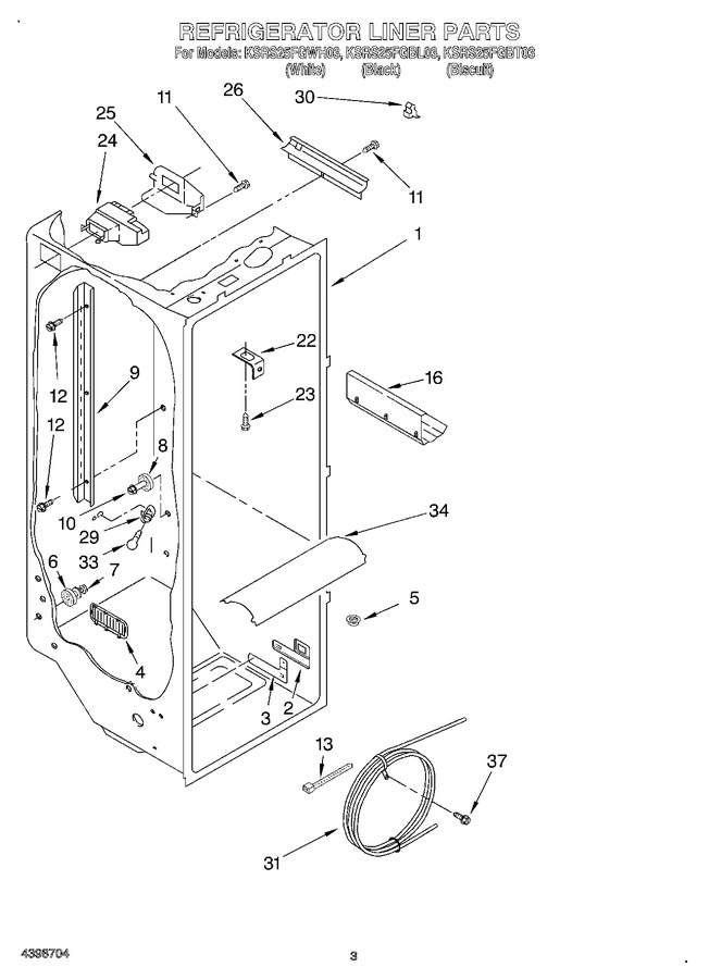 Diagram for KSRS25FGWH03