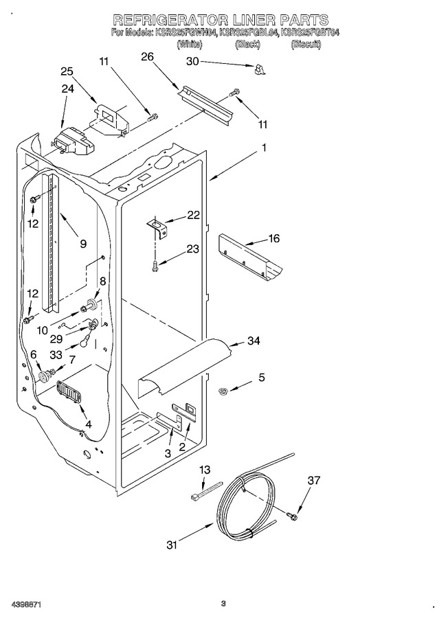 Diagram for KSRS25FGWH04