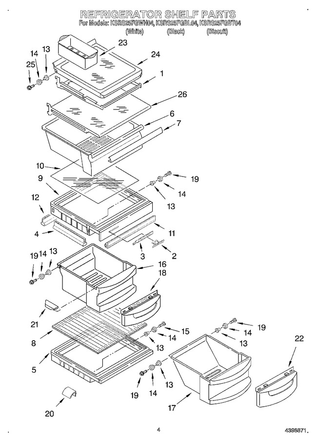 Diagram for KSRS25FGWH04