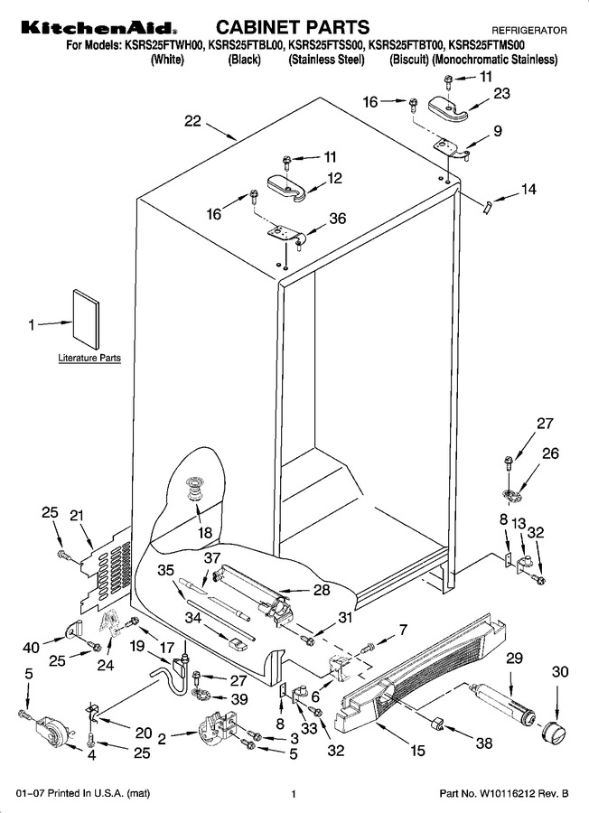 Diagram for KSRS25FTMS00