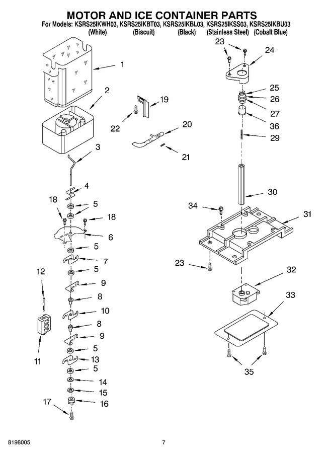 Diagram for KSRS25IKWH03