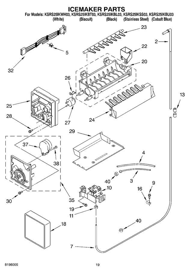 Diagram for KSRS25IKWH03