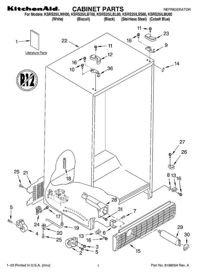 Diagram for KSRS25ILBL00