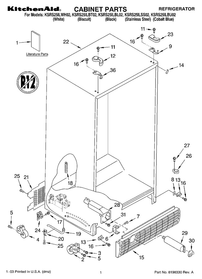 Diagram for KSRS25ILBT02