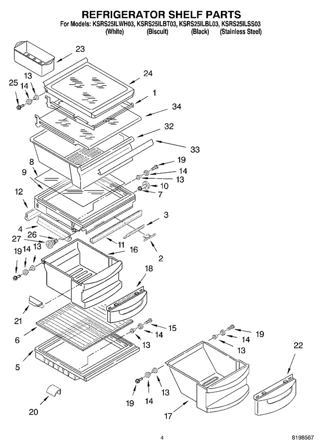 Diagram for KSRS25ILBL03