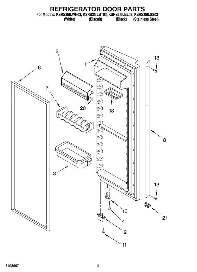 Diagram for KSRS25ILBL03