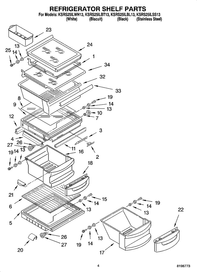 Diagram for KSRS25ILBL13