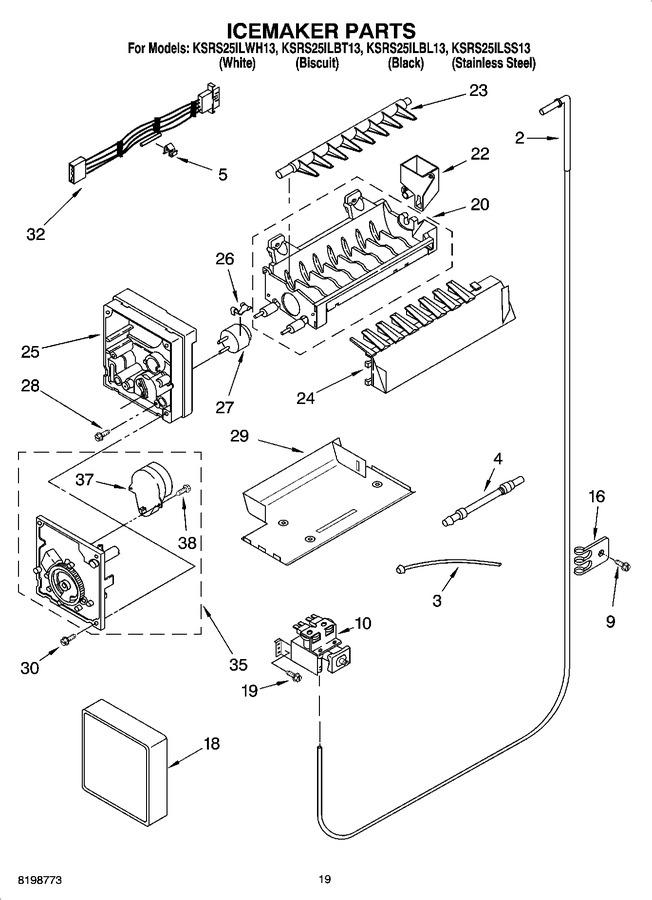 Diagram for KSRS25ILBL13