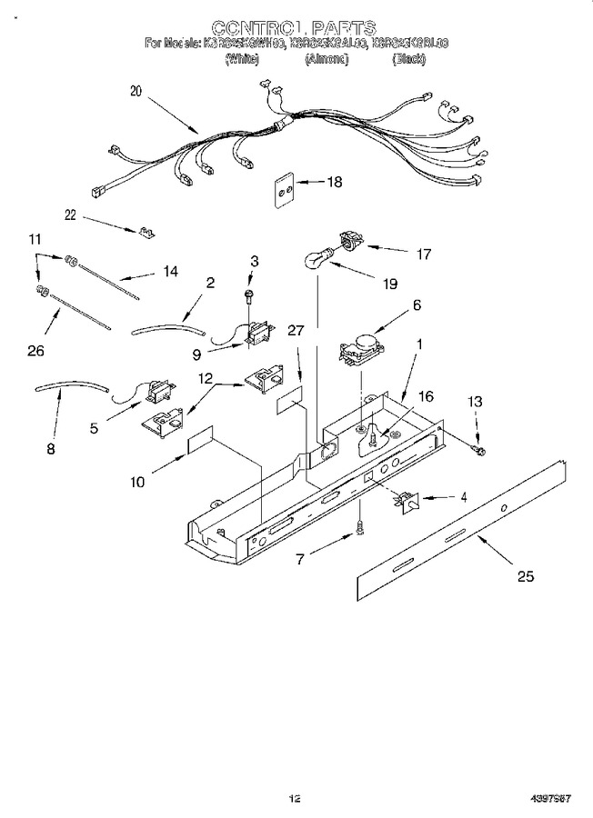 Diagram for KSRS25KGWH00