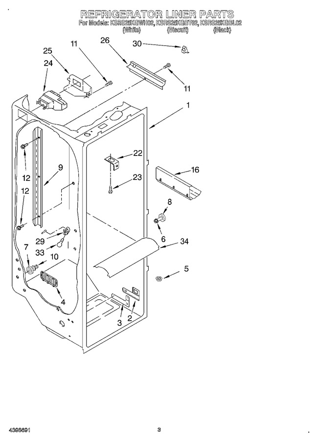Diagram for KSRS25KGBT02