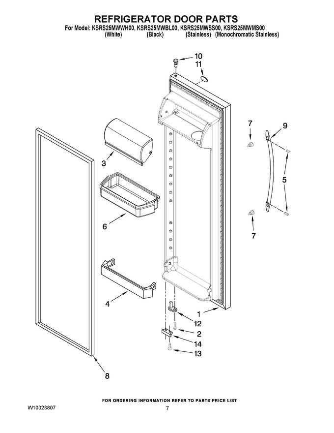Diagram for KSRS25MWSS00