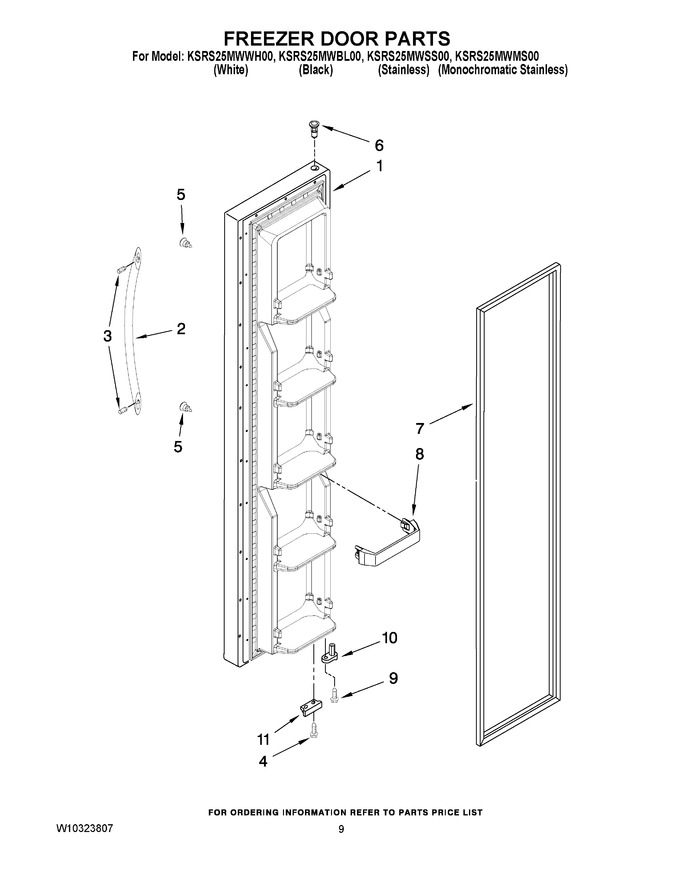Diagram for KSRS25MWWH00