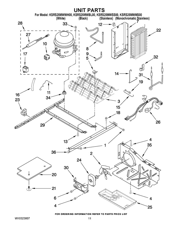 Diagram for KSRS25MWBL00