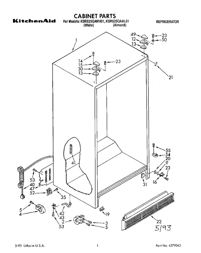 Diagram for KSRS25QAWH01