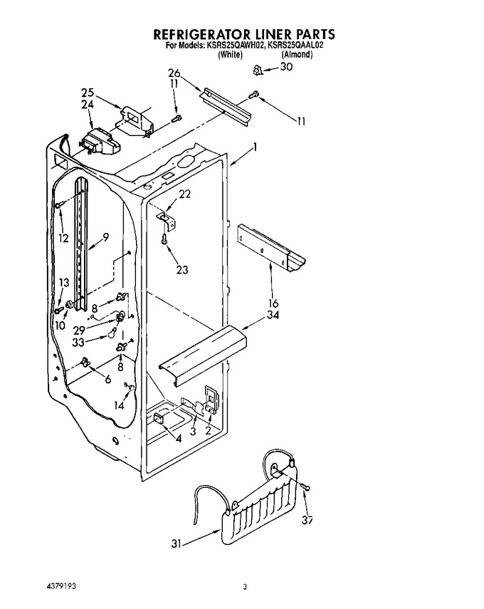 Diagram for KSRS25QAWH02