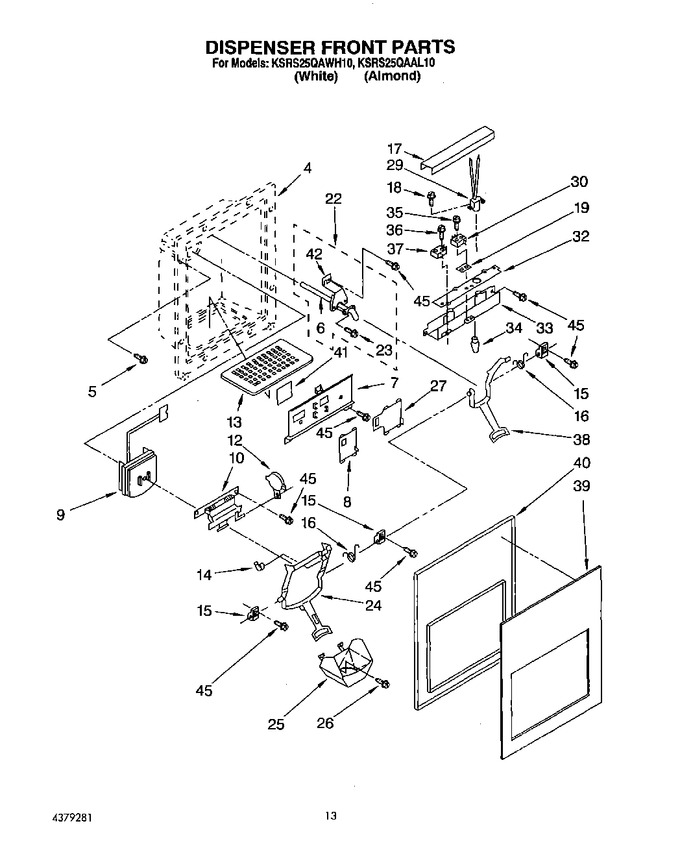Diagram for KSRS25QAAL10