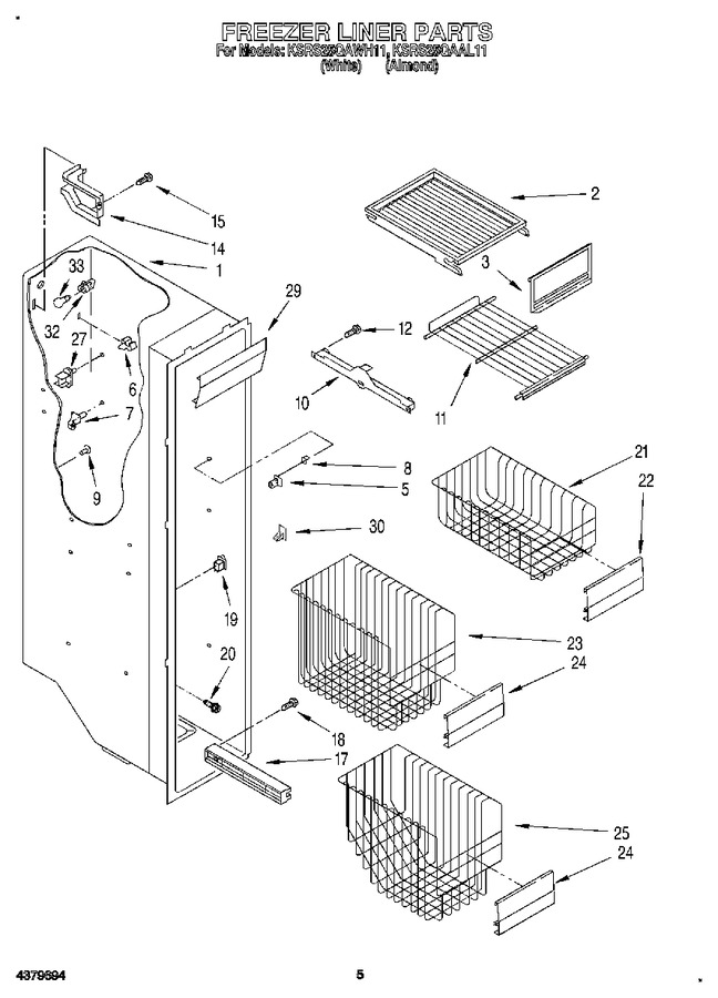 Diagram for KSRS25QAWH11