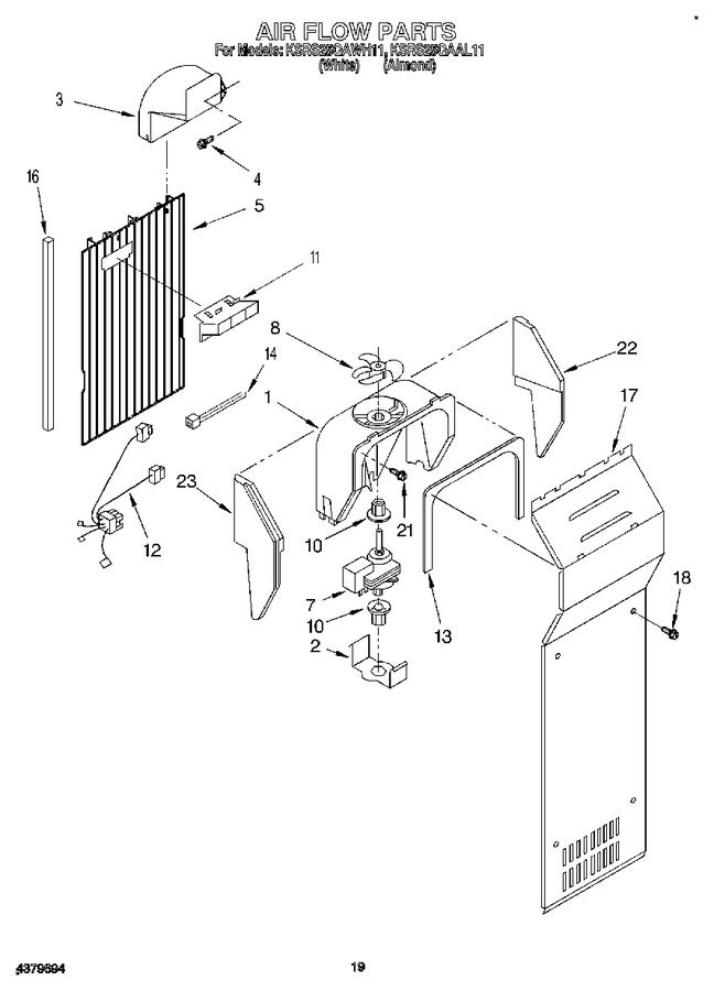 Diagram for KSRS25QAWH11