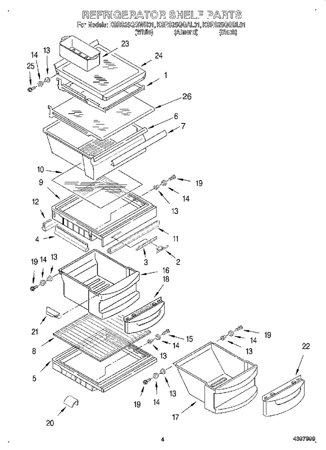 Diagram for KSRS25QGWH01
