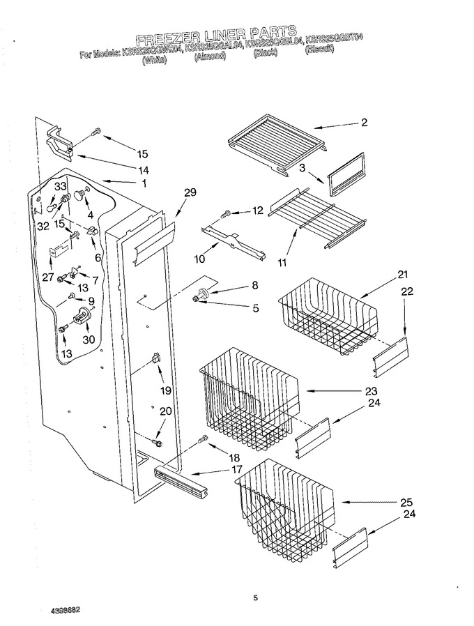 Diagram for KSRS25QGWH04