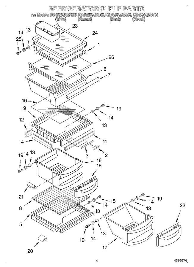 Diagram for KSRS25QGWH05
