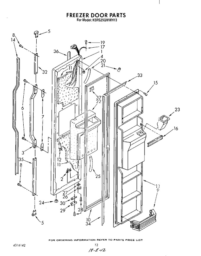 Diagram for KSRS25QWWH13