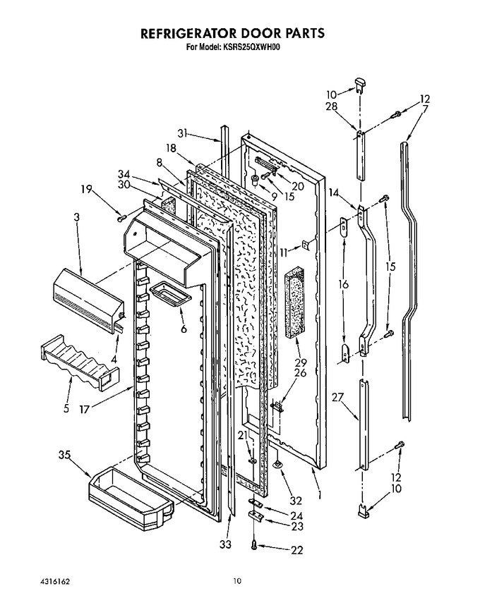 Diagram for KSRS25QXWH00
