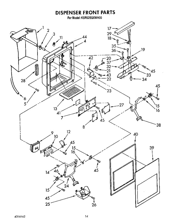 Diagram for KSRS25QXWH00