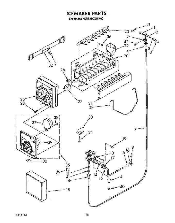 Diagram for KSRS25QXWH00