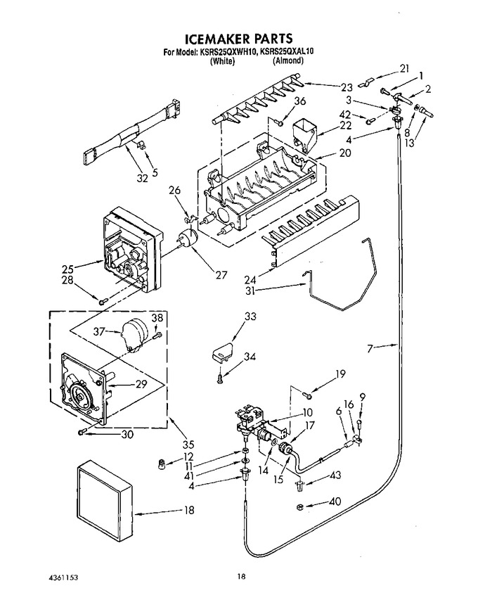 Diagram for KSRS25QXWH10